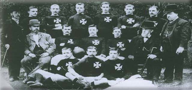 picture of vintage Man City team c. 1884