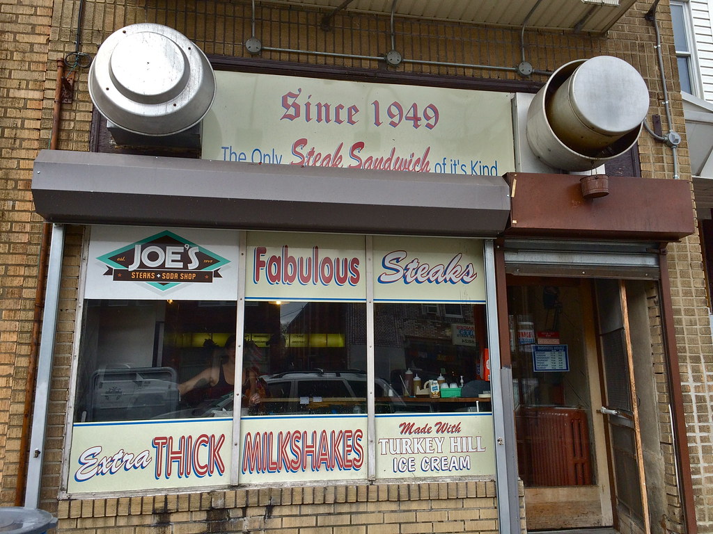 Joe's Steak Shop Torresdale Ave Philadelphia PA Retro Roadmap