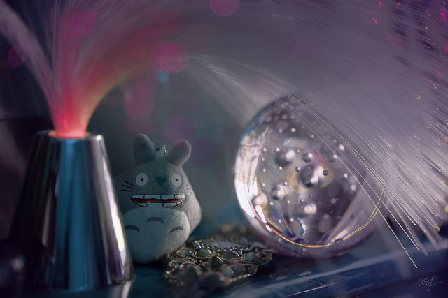 Day #45: totoro visited the world behind the looking-glass