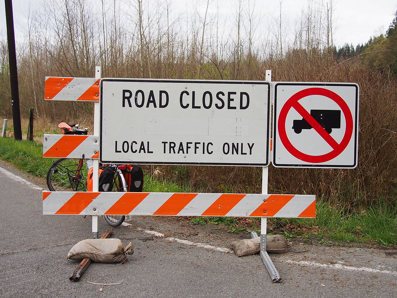 Norman Road Closure: A washout on the Stillaguamish River closed it.
