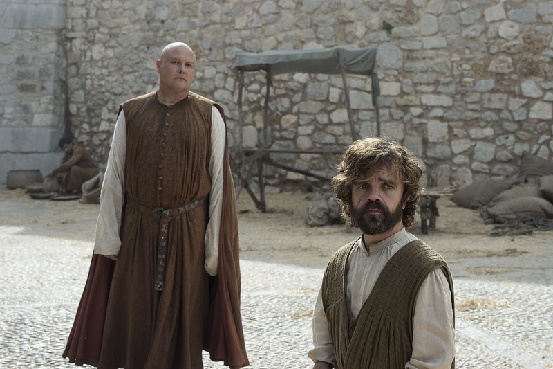 Conleth Hill As Varys And Peter Dinklage As Tyrion Lannister - Photo Macall B. Polayhbo