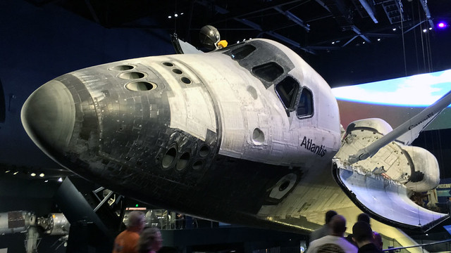 The space shuttle Atlantis