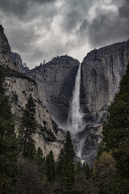 Yosemite Falls in the spring