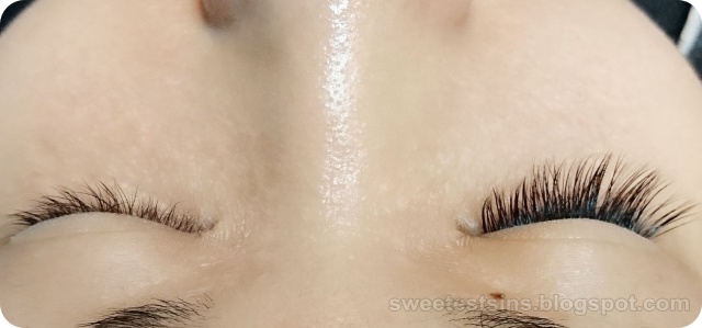 la belle eyelash extension before and after 2