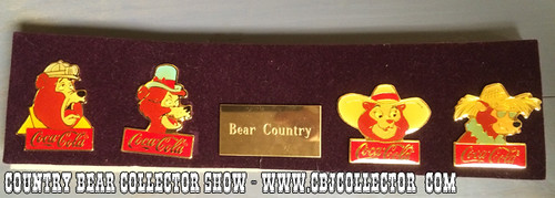 1986 Walt Disney World 15th Anniversary Pin Trading Set - Country Bear Collector Show #004