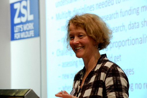 Professor Charlotte Watts, Chief Scientist Adviser, DFID, gives the final keynote presentation