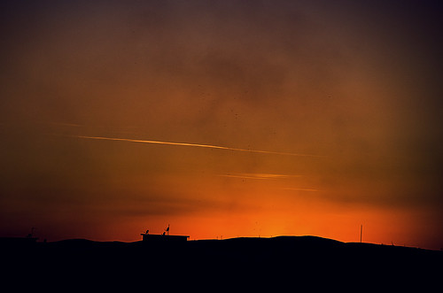 sunset orange black silhouette turkey evening nikon asia sundown dusk türkiye nikkor chemtrail vr afs bursa 尼康 18200mm 土耳其 f3556g ニコン 18200mmf3556g d5100