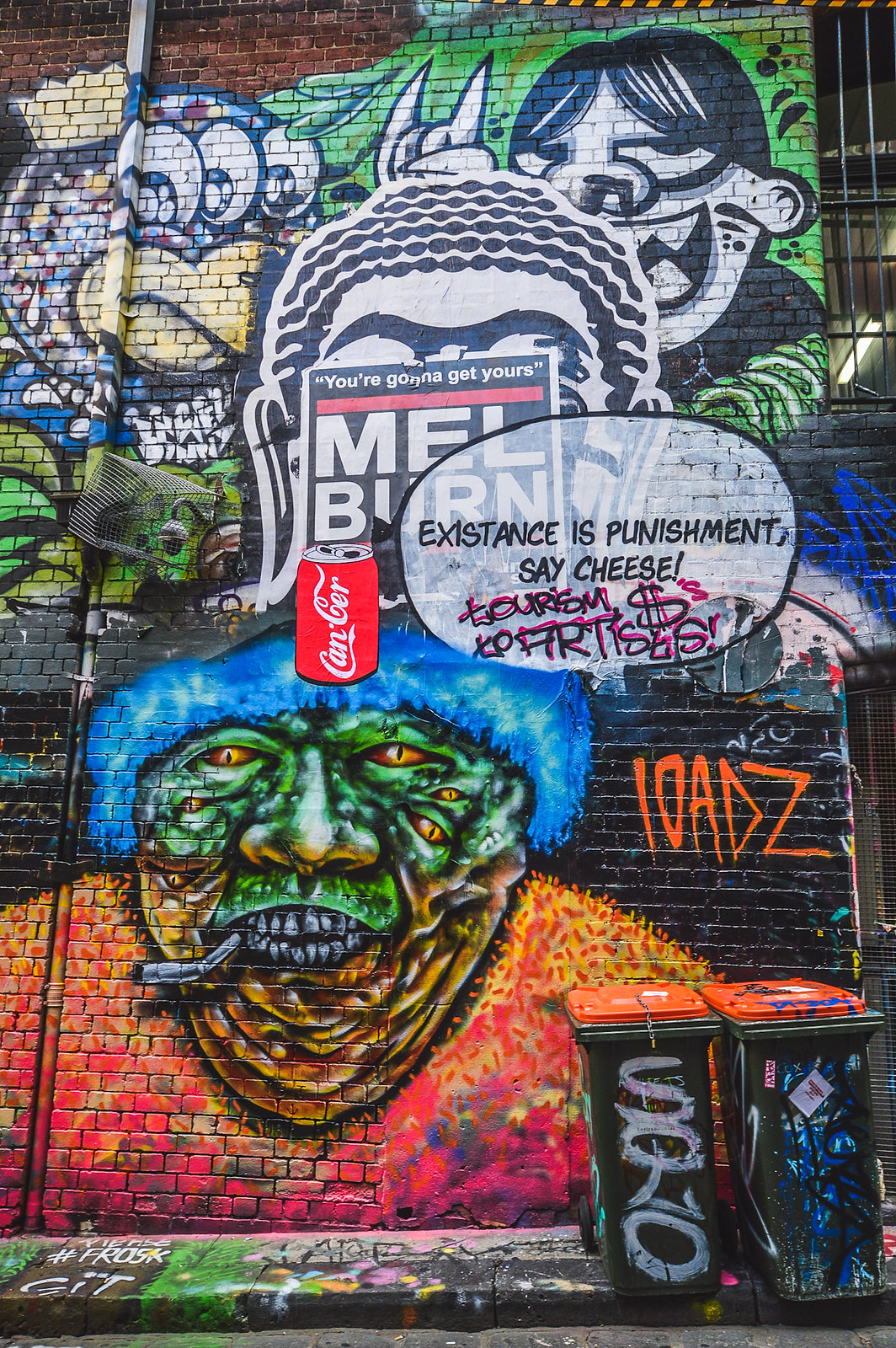 Melbourne Hossier Lane Street Art 2015