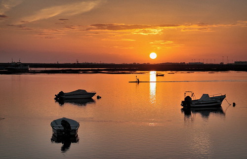 sunset portugal wow faro europa rowing algarve riaformosa
