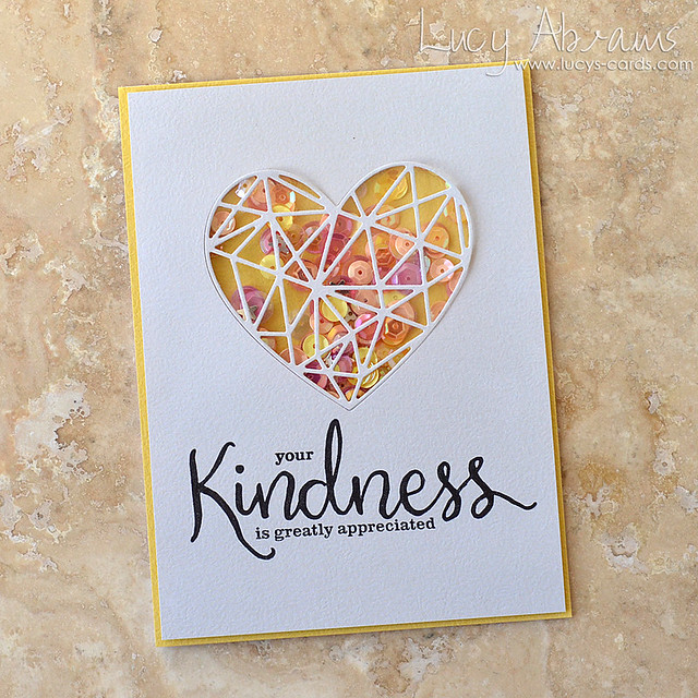 Kindness Shaker Heart Main by Lucy Abrams