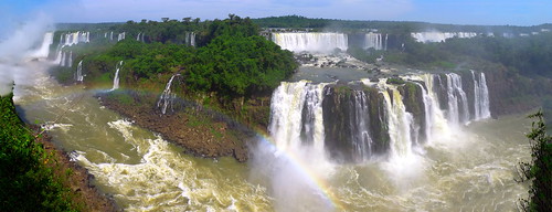 trees brazil panorama argentina rainbow iguazu iguazubrazil