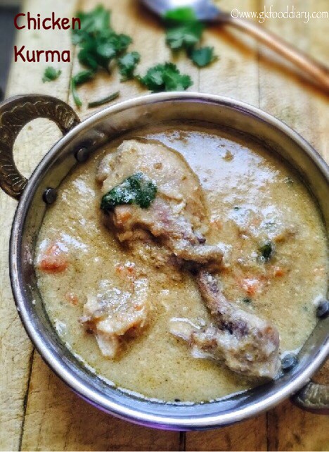 Chicken Kurma Recipe for Toddlers and Kids5