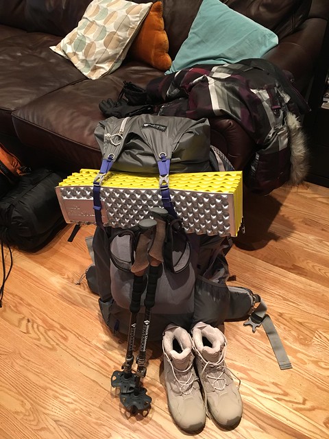 Packed for Snow Camping