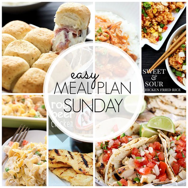 Week 43. Collaborative weekly meal planning collage.