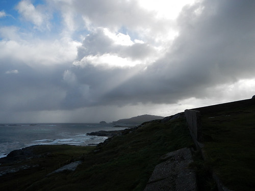 Storm brewing over Malin Head in Ireland