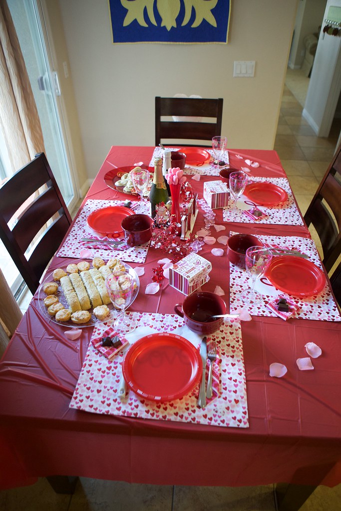 Valentine's Dinner Table