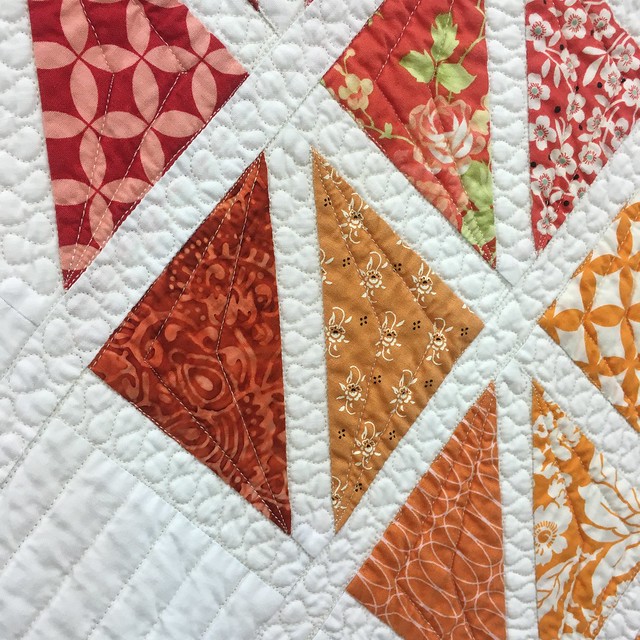 close up of "Piece 12" by Lissa Alexander of Dallas, Texas.  Quilted by Maggi Honeyman.