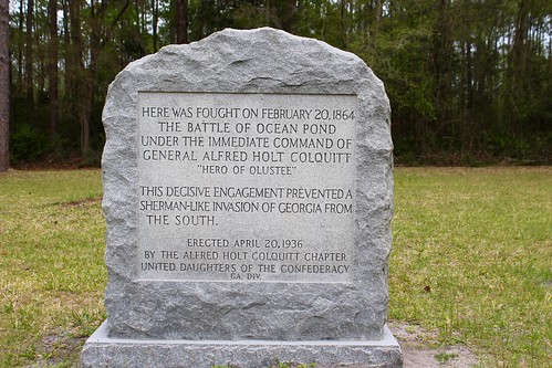 park monument stone state florida historic civilwar battlefield oulustee