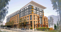 Evergreen Plaza Apartments rendering | Bellevue.com