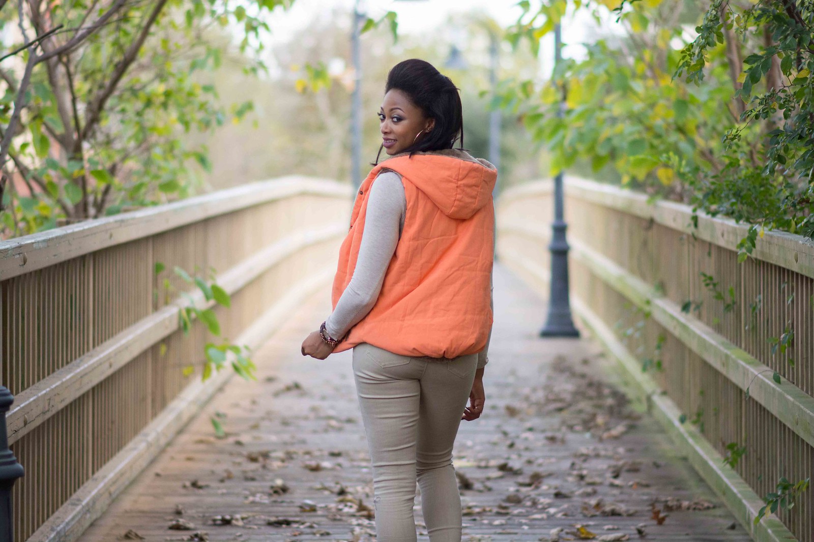 how to style a puffer vest baton rouge blogger