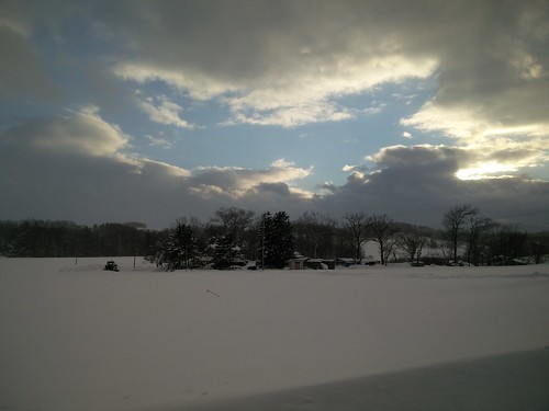 winter sunset snow japan hokkaido 北海道 日本 冬天 日落 rusutsu makkari
