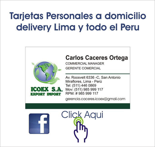 Tarjetas personales, por ciento y por millar, a domicilio, delivery 
Lima  y Provincias de todo el peru