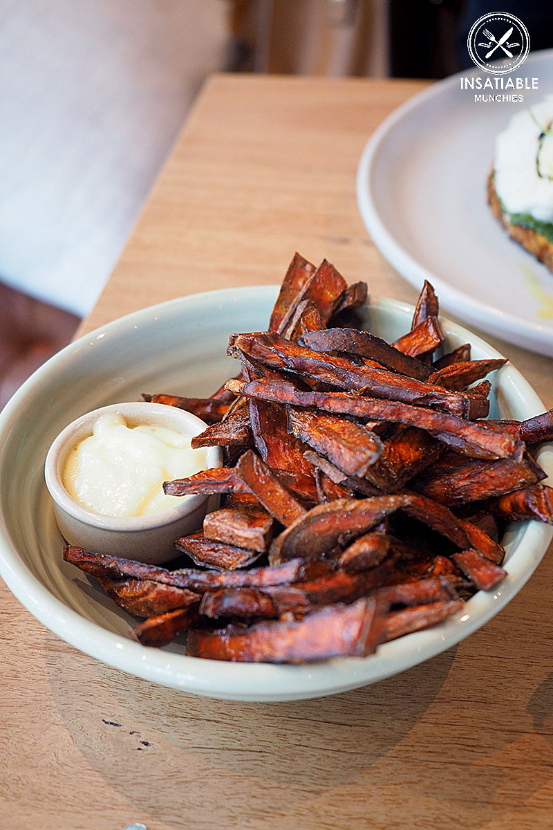 Hand cut sweet potato chips with aioli, $8: COOH, Alexandria. Sydney Food Blog Review