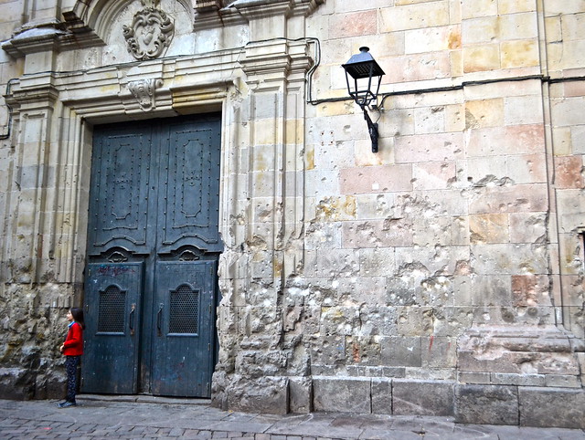 barcelona gothic quarter - medieval church