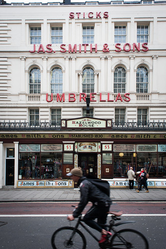 The exterior of Sticks Umbrellas Store