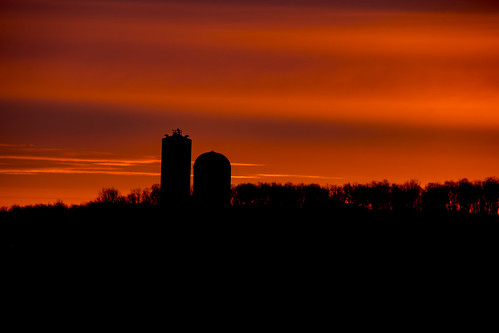 red silhouette sunrise dawn nikon earlymorning silos 365 reddawn 365dayproject d7200 nikond7200