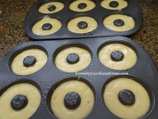 Lemon Vanilla Donuts with Lemon Glaze at From My Carolina Home