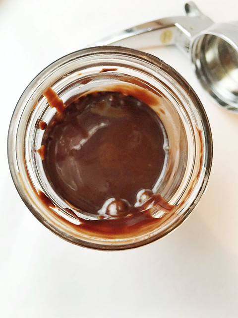 Homemade chocolate syrup