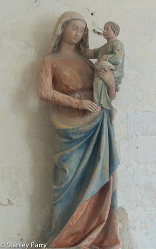 sculpture france troyes christ virgin virginandchild aube fontvannes 201405 vontvannes
