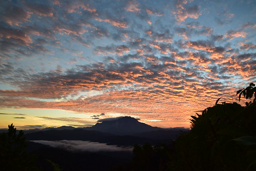 mountain sunrise kinabalu