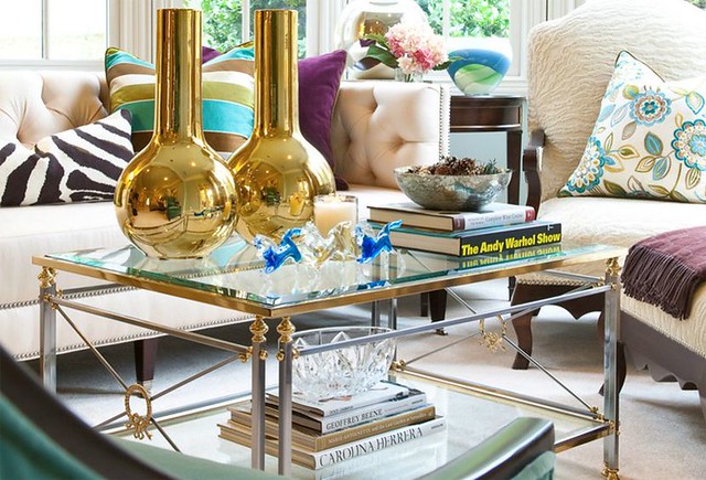 Mixed Metal Home Decor | Coffee Table Inspiration