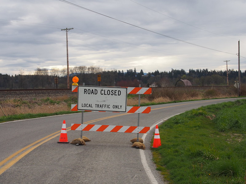 Norman Road Closure: A washout on the Stillaguamish River closed it.