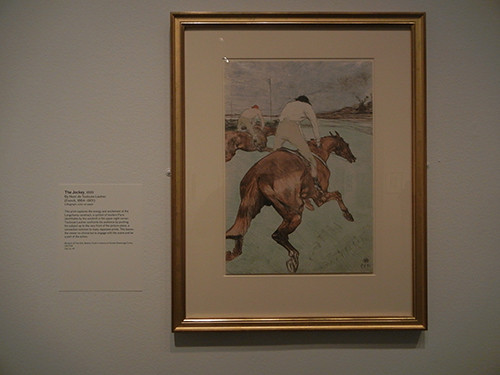 DSCN0948 _ The Jockey, Henri de Toulouse-Lautrec, Looking East, Asian Art Museum