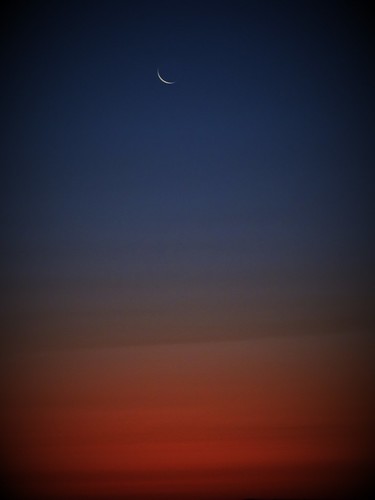 sunset sky colors twilight wyoming moonset
