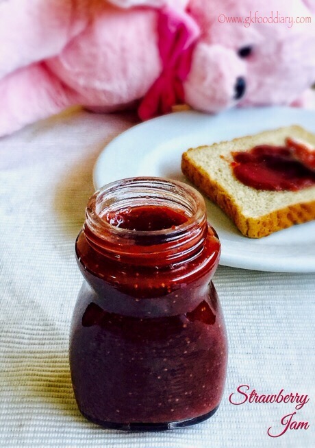 Homemade Strawberry Jam Recipe for Toddlers and Kids3