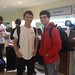 Joey and Christian in Airport