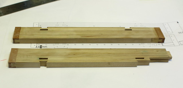 Roubo workbench in 1/12 scale - WIP