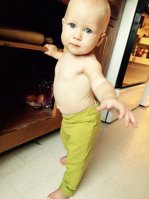 DIY baby leggings