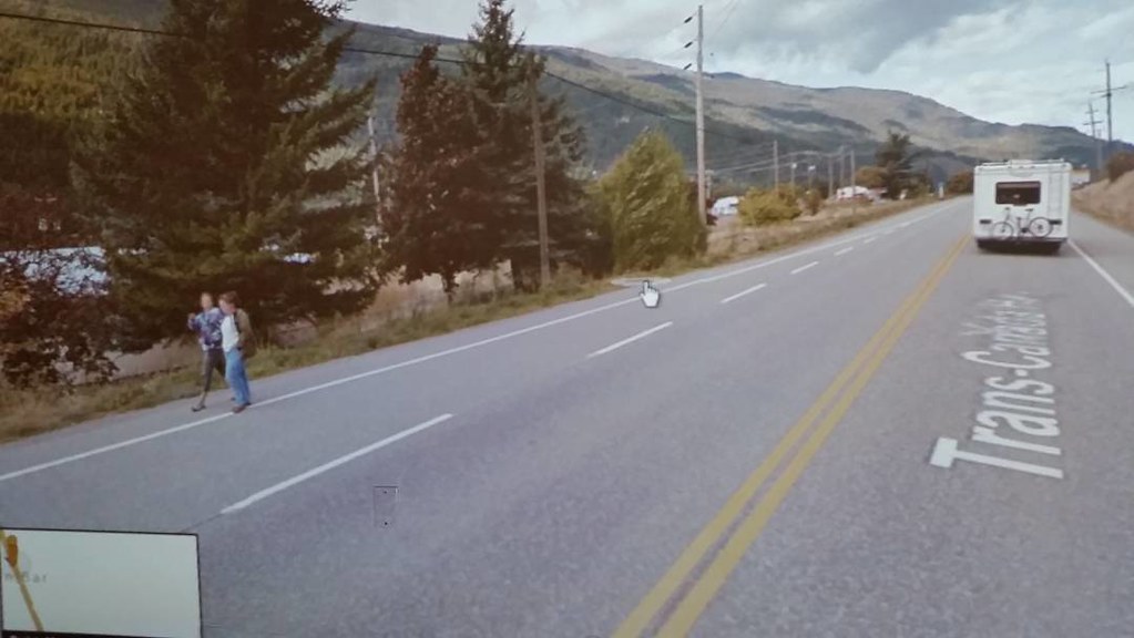 Strolling through Google streetview, and the motorhome I have been following, October 2014 #ridingthroughwalls