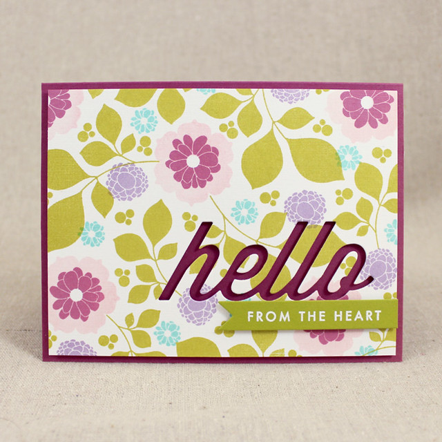 Hello From The Heart Card