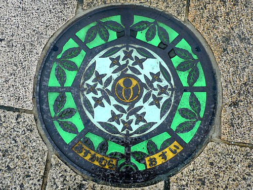 Asuka Nara, manhole cover 2 （奈良県明日香村のマンホール２）