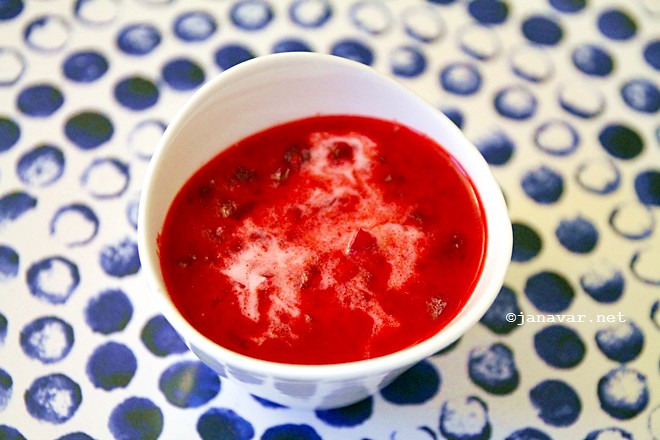 Recipe: Vegan beetroot soup