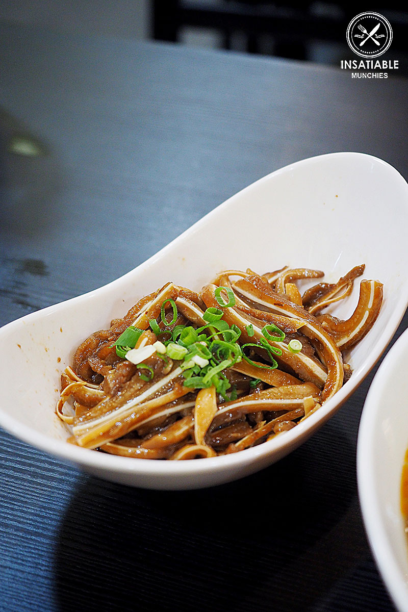 Mixed sauce with Pig's Ears, $5.80: Granny's Noodle, Burwood. Sydney Food Blog Review