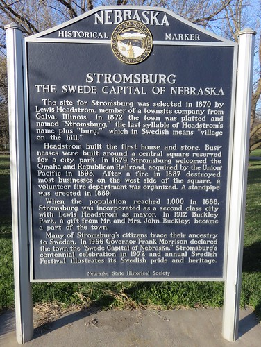 nebraska ne nebraskahistoricalmarkers polkcounty stromsburg swedishcommunitiesintheunitedstates northamerica unitedstates us