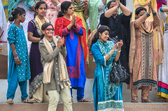 Female Audience @ Wagah Border Ceremony, Punjab, Pakistan