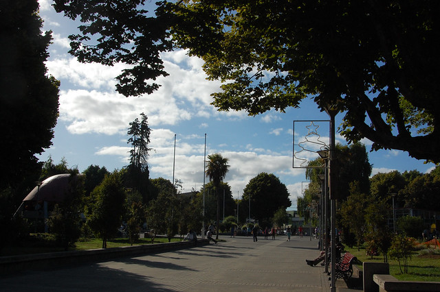 Plaza of Castro, Chiloé, Chile